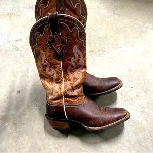 Ariat Brown and Tan Western Boots